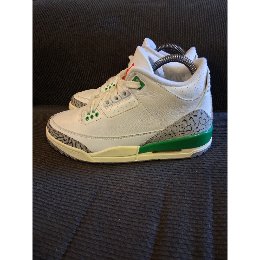 Jordan‎ 3 Retro Lucky Green White Malachite Sneakers CK9246-136 Womens 6.5